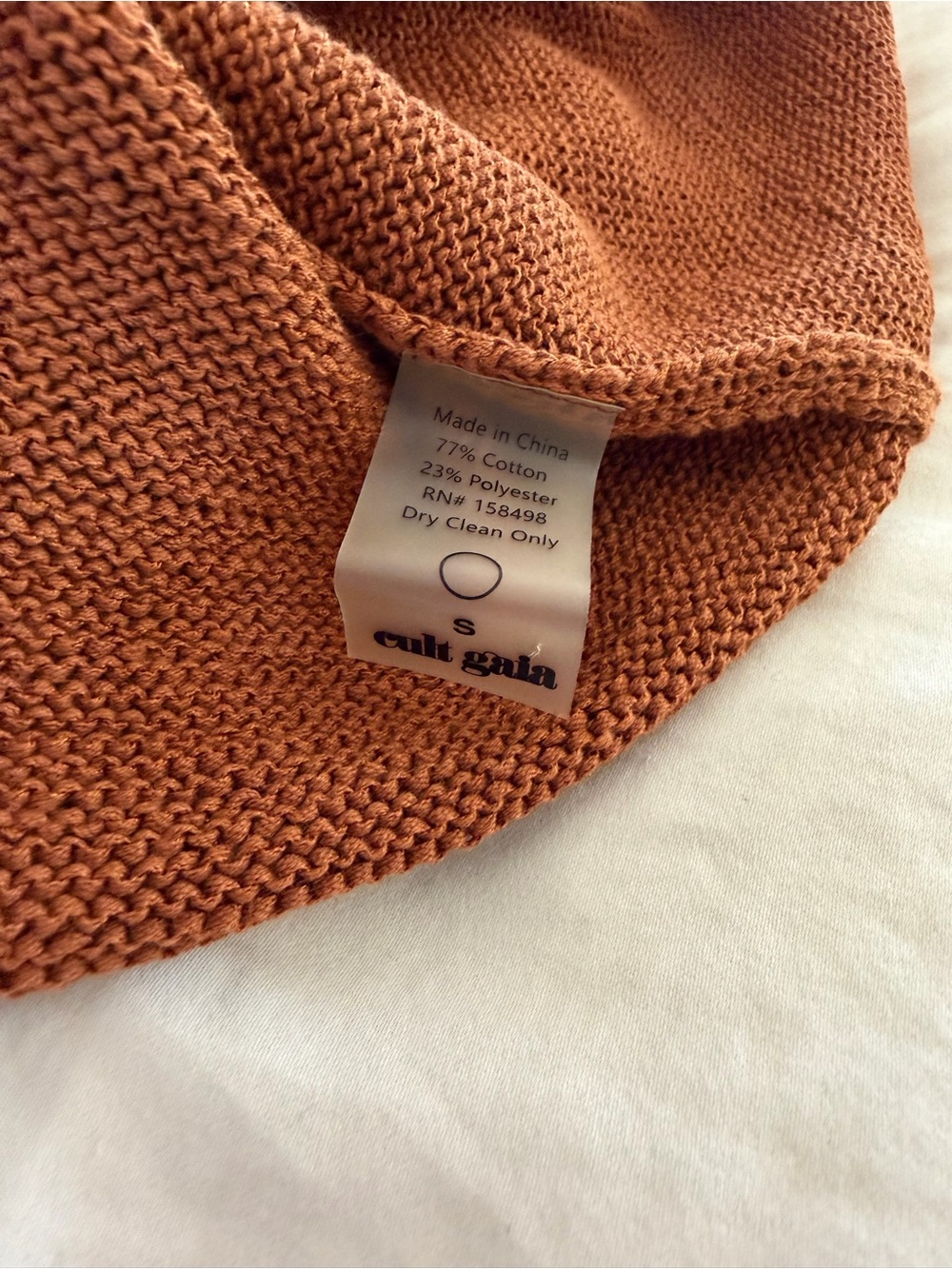 cult gaia rust Serita maxi dress - Picture 5 of 5